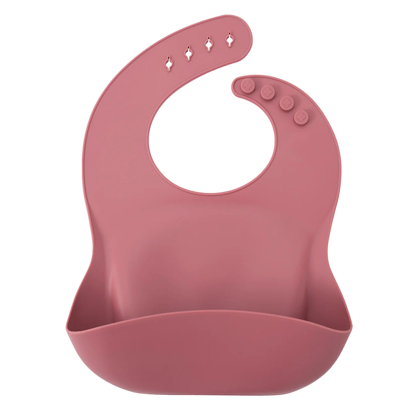 Bavoir bébé en silicone imperméable Color Kids (1 pièce) - Accessoire d'alimentation pour nouveau-né - Bavoir anti-bave - Cadeau de Noël pour bébé.