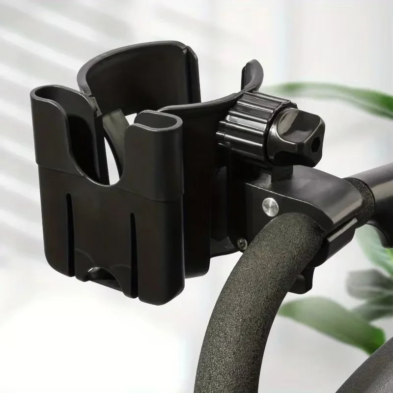 Porte-gobelet 2 en 1 pour poussette, accessoire pour bébé, support pour téléphone portable, tasse à eau pour enfants, support pour thé au lait.