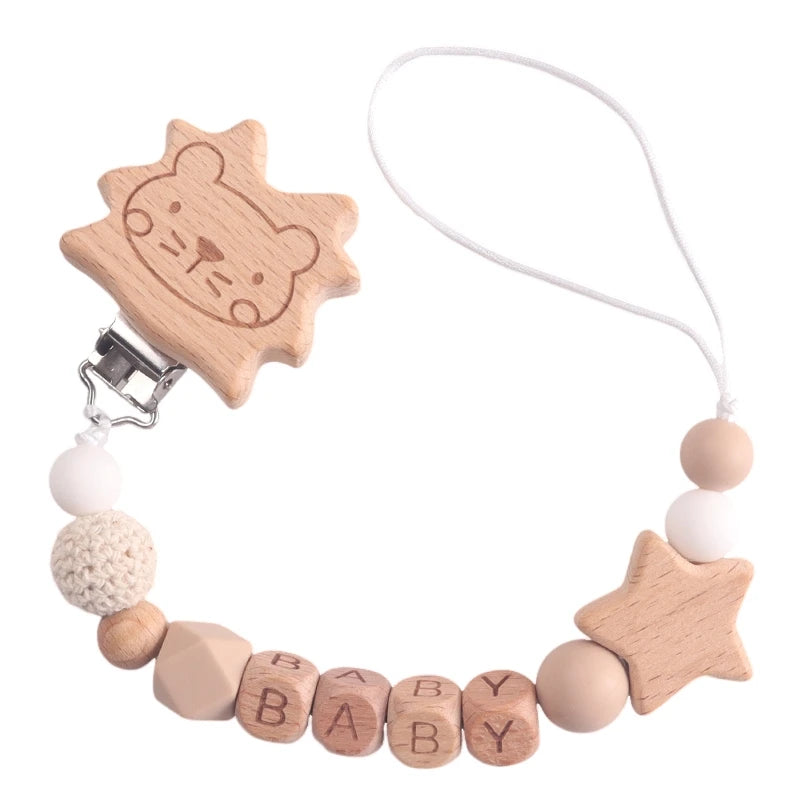 Attaches-tétines, anneaux de dentition, jouets, attaches-tétines, chaînes, accessoires pour bébés, cadeaux de naissance, personnalisés