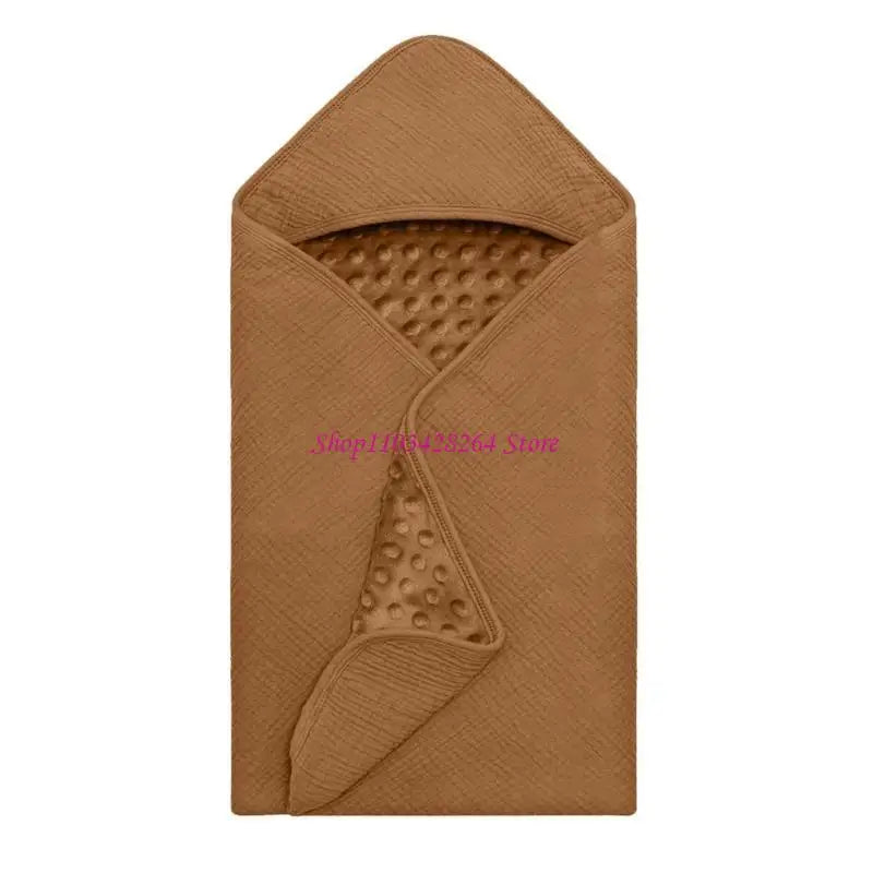 Serviette de bain bébé à capuche, double face, en coton, multi-usage, accessoire de bain
