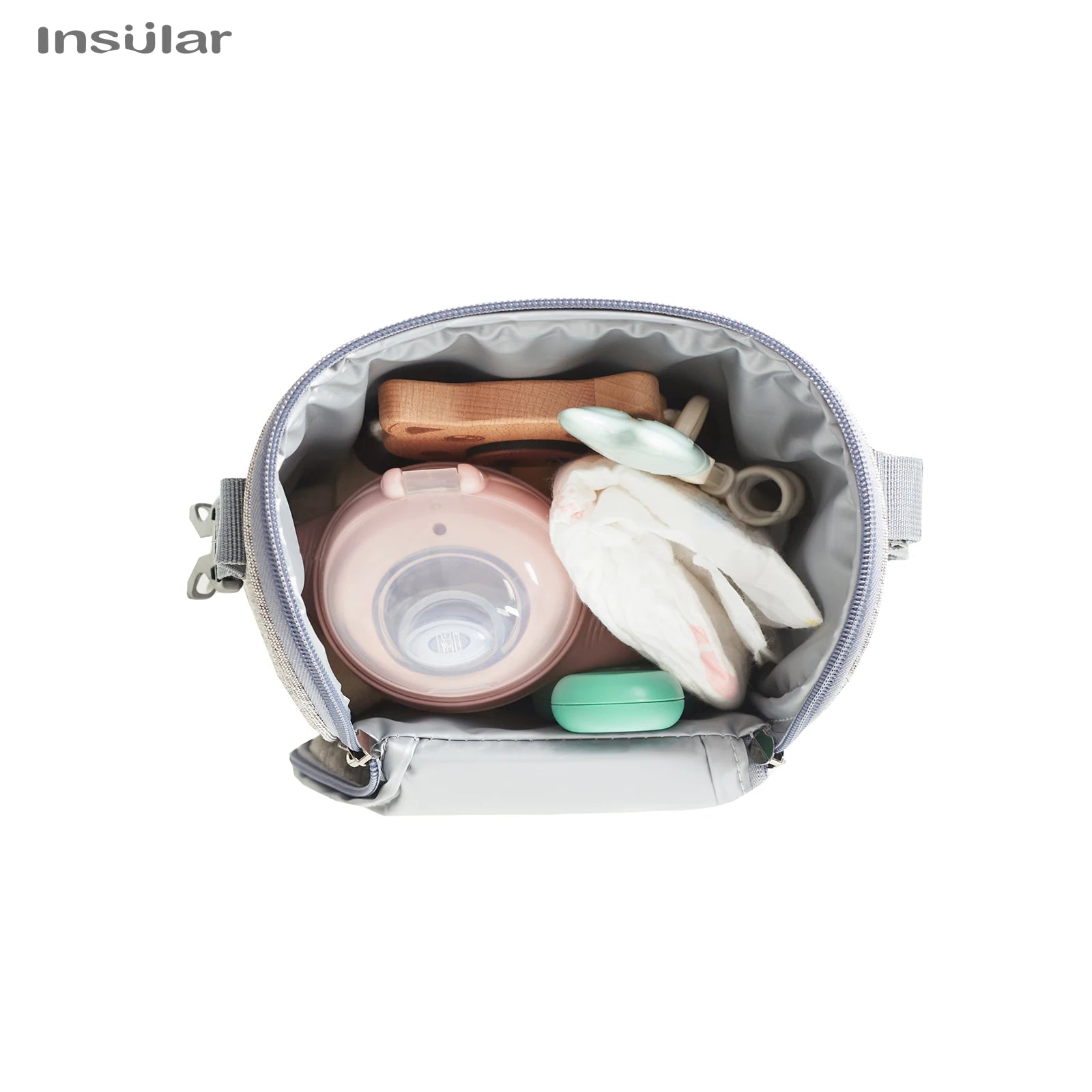 Chauffe-biberon portable Insular avec sac de transport isotherme.