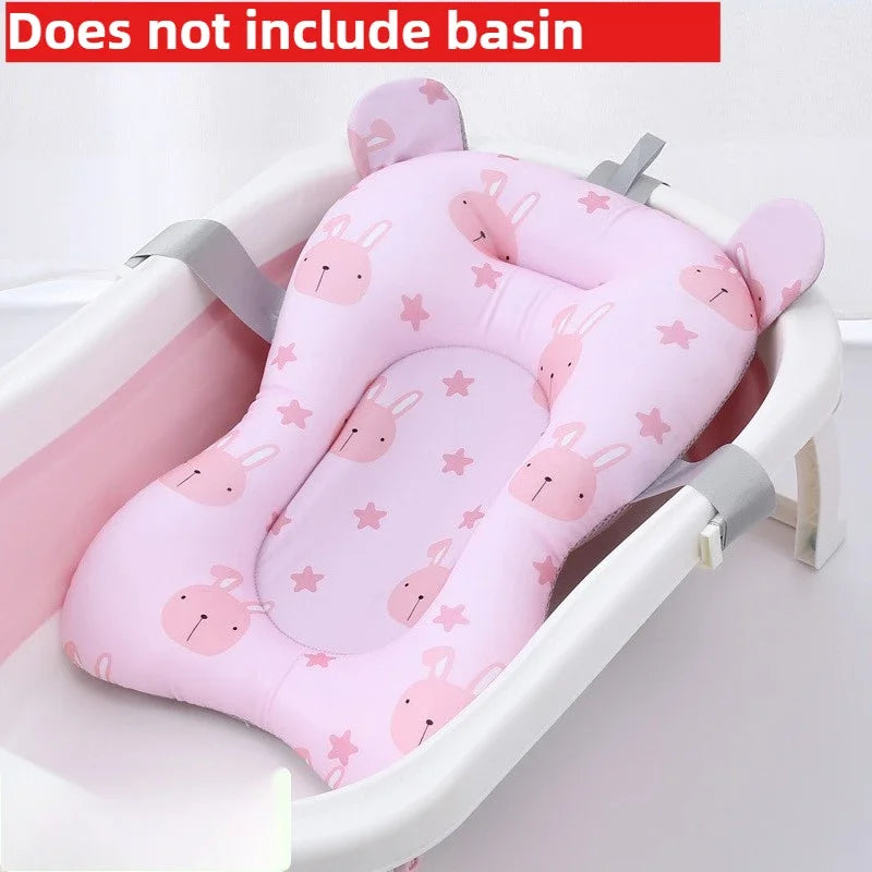 Newborn Baby Bath Pad Non-Slip Bathtub Seat Support Mat, Safety Security Bath Pillow Floating Soft Cushion for Infant