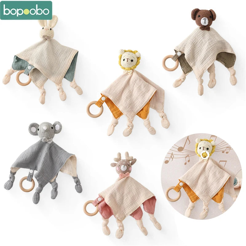 1 bavoir-tétine apaisant pour bébé, peluche éléphant en bois, anneau de dentition, accessoires de confort pour le sommeil et l'allaitement.