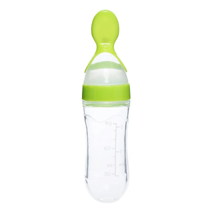 Cuillère pour biberon de 90 ml, idéale pour l'apprentissage de l'alimentation des bébés et l'alimentation complémentaire. Sans BPA.