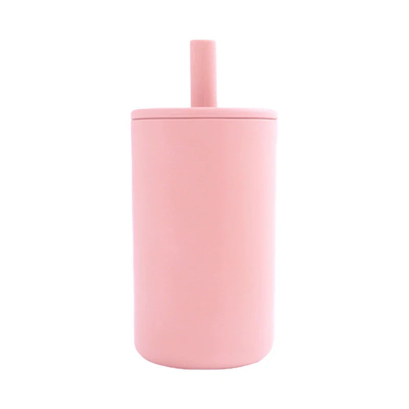 Gobelets d'apprentissage pour bébés, tasses à paille souple, biberons, vaisselle pour enfants, sans BPA, accessoires pour nouveau-nés.