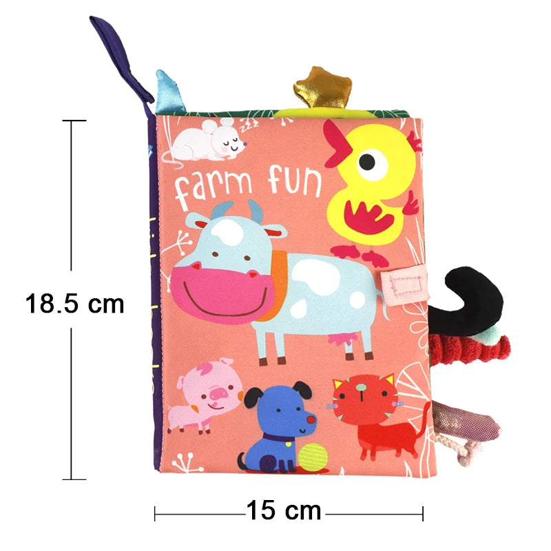 Hochets et mobiles pour bébé, jouet en tissu doux, livre à suspendre pour poussette, jouets d'éveil et cadeaux pour enfants.