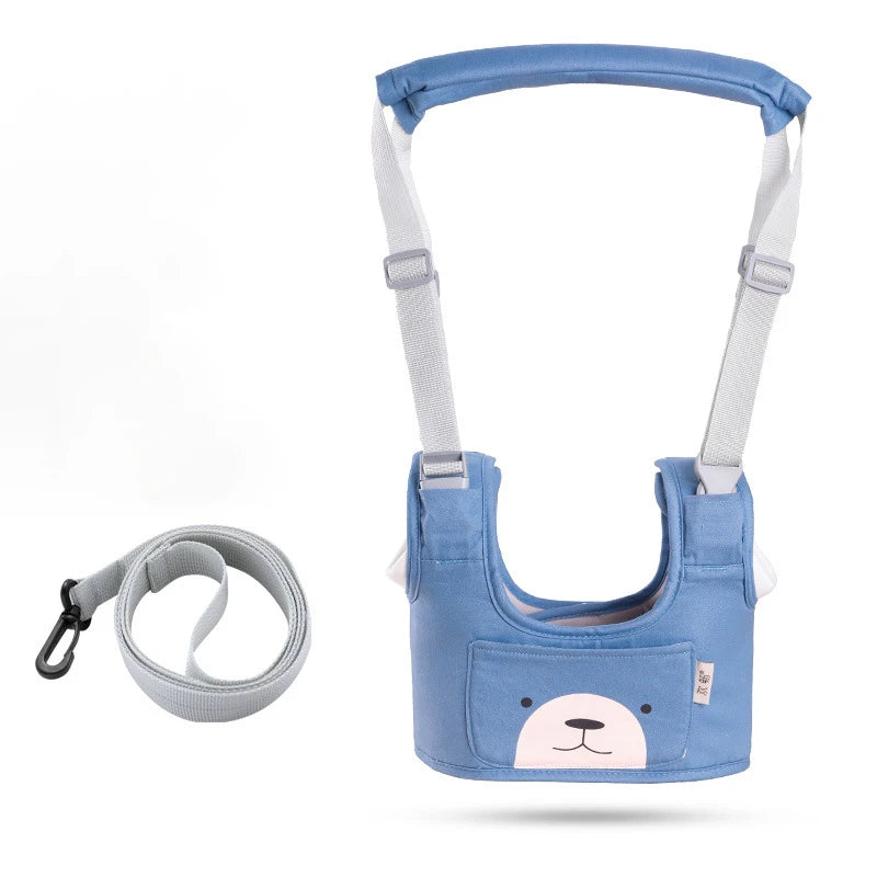 Ceinture d'apprentissage pour bébé, trotteur, corde pour tout-petit, siège de marche pour garçon ou fille, ceinture anti-chute, corde de traction double usage pour enfant.