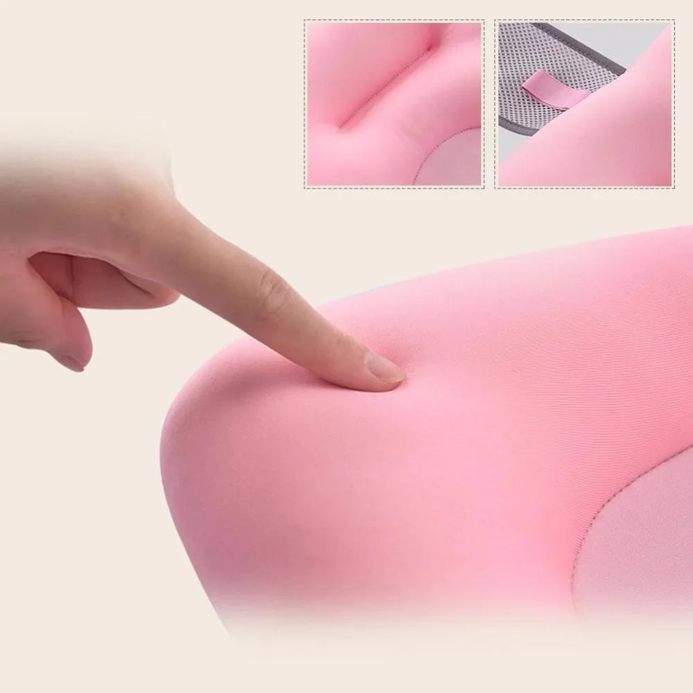 Tapis de bain antidérapant pour bébé, coussin de soutien et de sécurité pour nouveau-né, oreiller doux en forme d'animal, accessoires de soin.