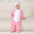 Kids Animal Onesie Kigurumi Baby Pijamas Cartoon Cosplay Costume Halloween Christmas Homewear Full Body Clothing for Infants