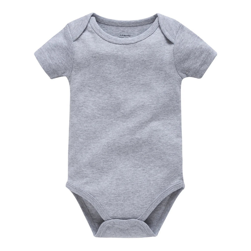 6 Pcs/Lot Baby Clothing Set Muslin Blank Bodysuit Pants Plain Colors Jumpsuit Newborn Romper Trousers Infant Jogging 0-12M