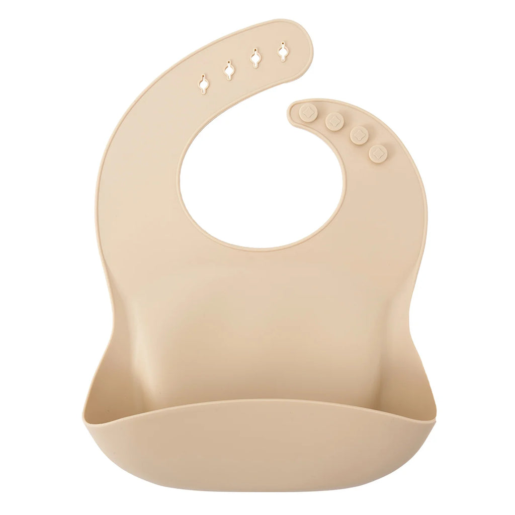 Bavoir bébé en silicone imperméable Color Kids (1 pièce) - Accessoire d'alimentation pour nouveau-né - Bavoir anti-bave - Cadeau de Noël pour bébé.