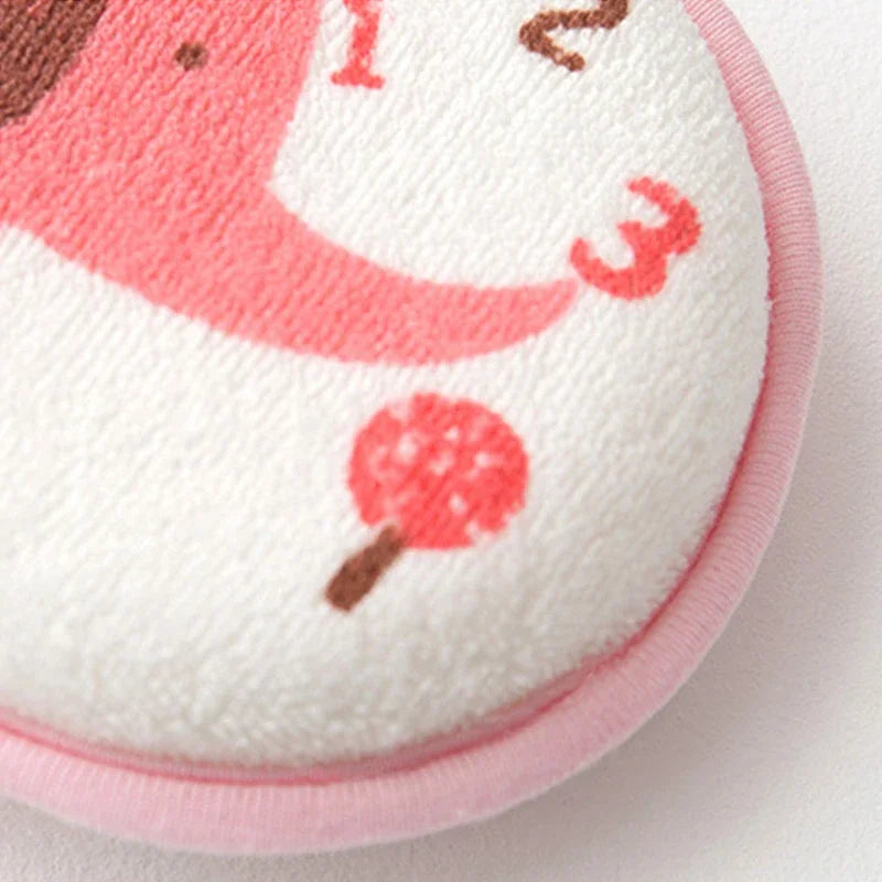 1 éponge de bain douce en coton brossé pour bébé, motif éléphant, accessoire de toilette pour nouveau-né et tout-petit.
