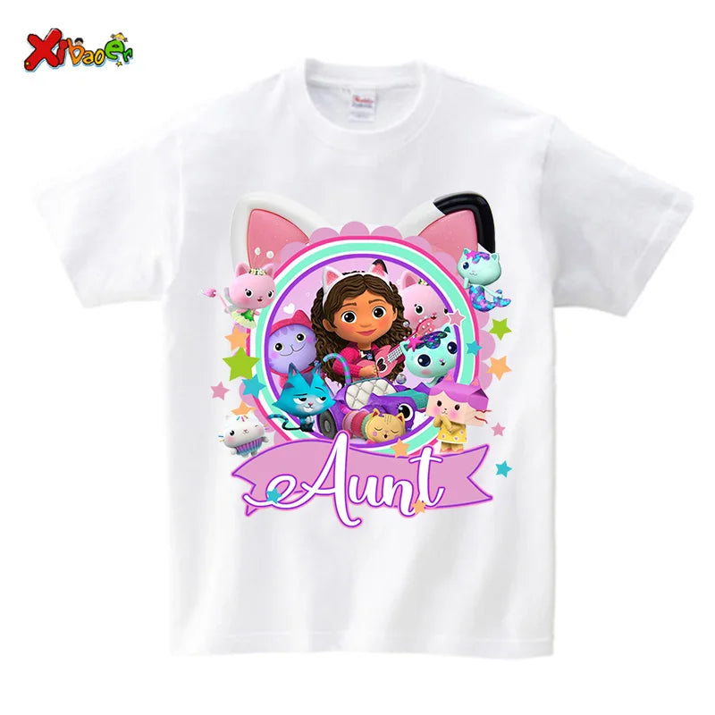 birthday t shirt for girls personalized name Princess Family Matching Outfits Party Toddler Baby T-shirt Family Look  5 8 Years