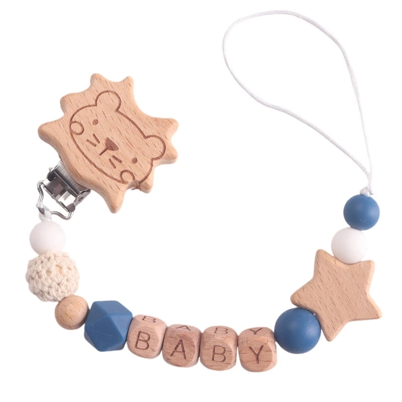 Attaches-tétines, anneaux de dentition, jouets, attaches-tétines, chaînes, accessoires pour bébés, cadeaux de naissance, personnalisés