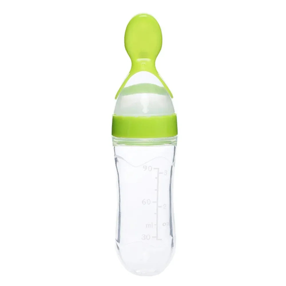 Cuillère pour biberon de 90 ml, idéale pour l'apprentissage de l'alimentation des bébés et l'alimentation complémentaire. Sans BPA.