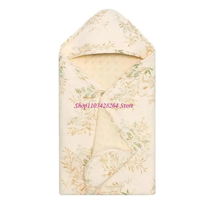 Serviette de bain bébé à capuche, double face, en coton, multi-usage, accessoire de bain