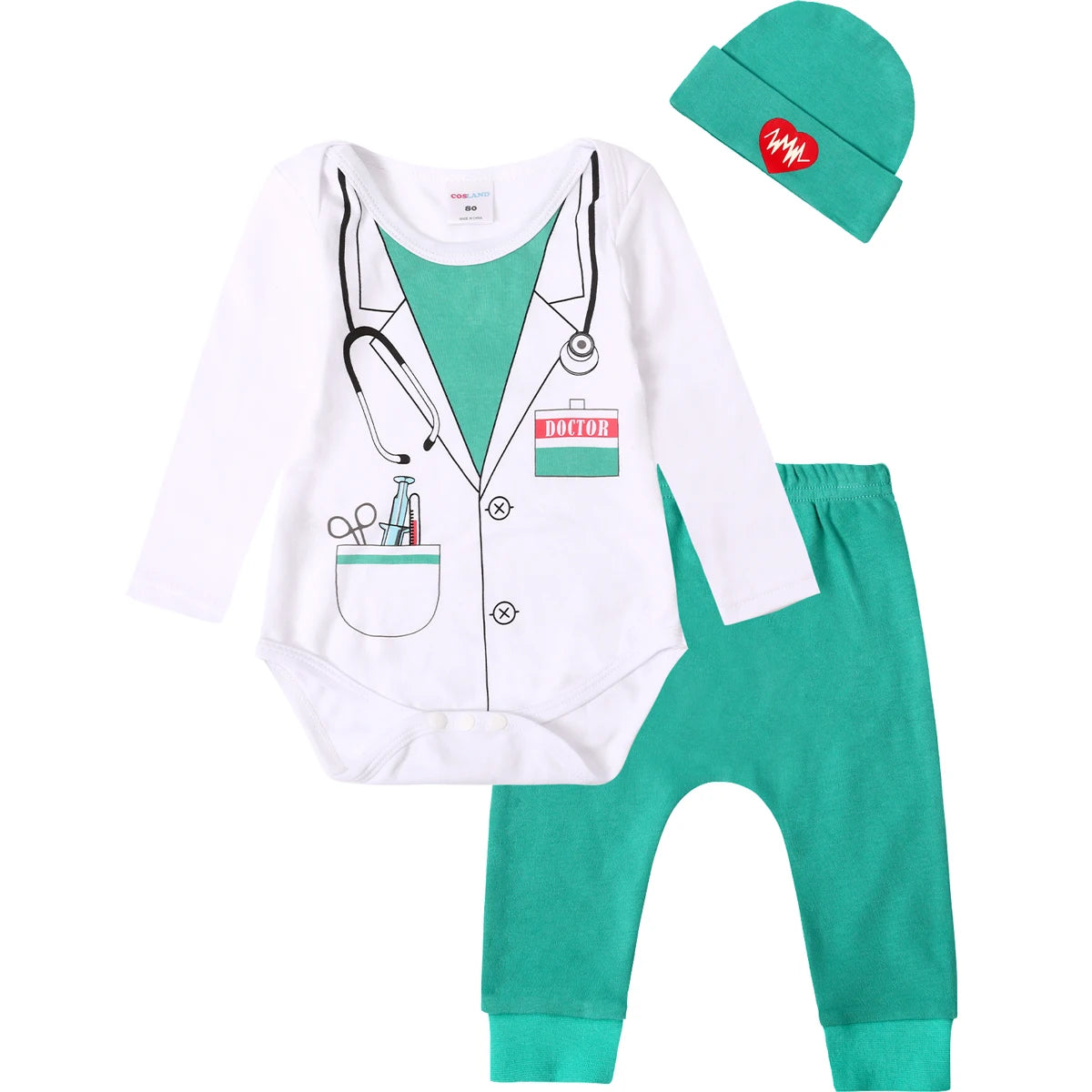 Déguisement pour bébé garçon, tenue de pompier, policier, médecin, pilote, cosplay, Halloween, carnaval et bien plus encore.