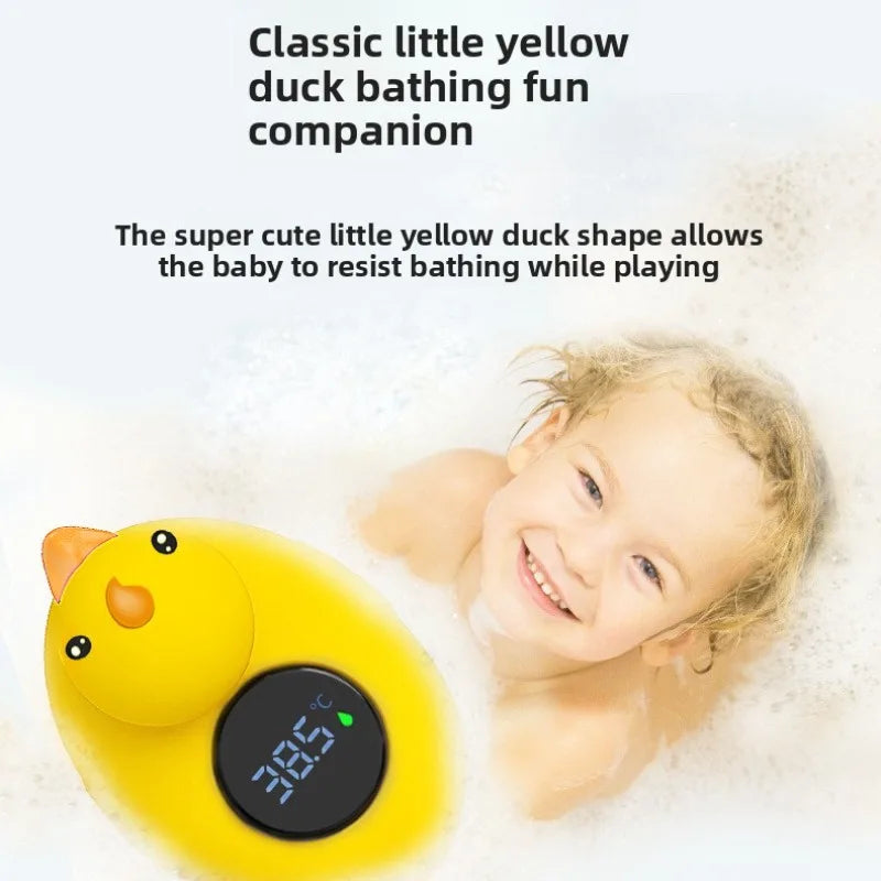 Thermomètre de bain numérique pour bébé, jouet flottant étanche, mignon et en forme de canard, pour la chambre d'enfant. Mesure de température de haute précision.