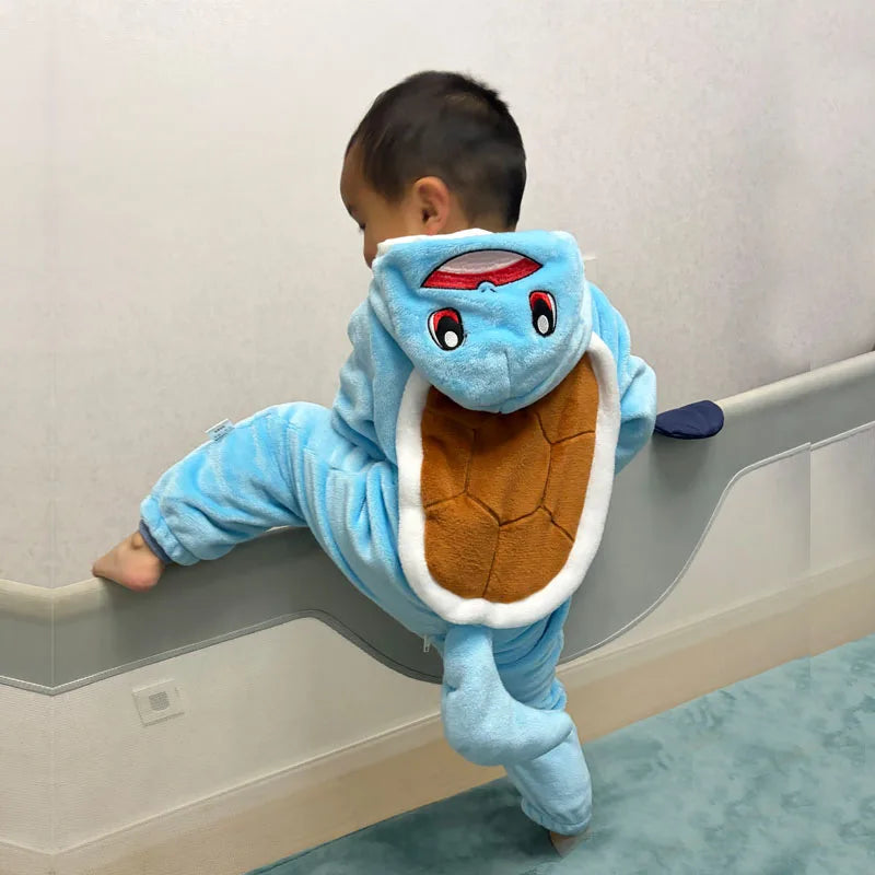 Kids Animal Onesie Kigurumi Baby Pijamas Cartoon Cosplay Costume Halloween Christmas Homewear Full Body Clothing for Infants