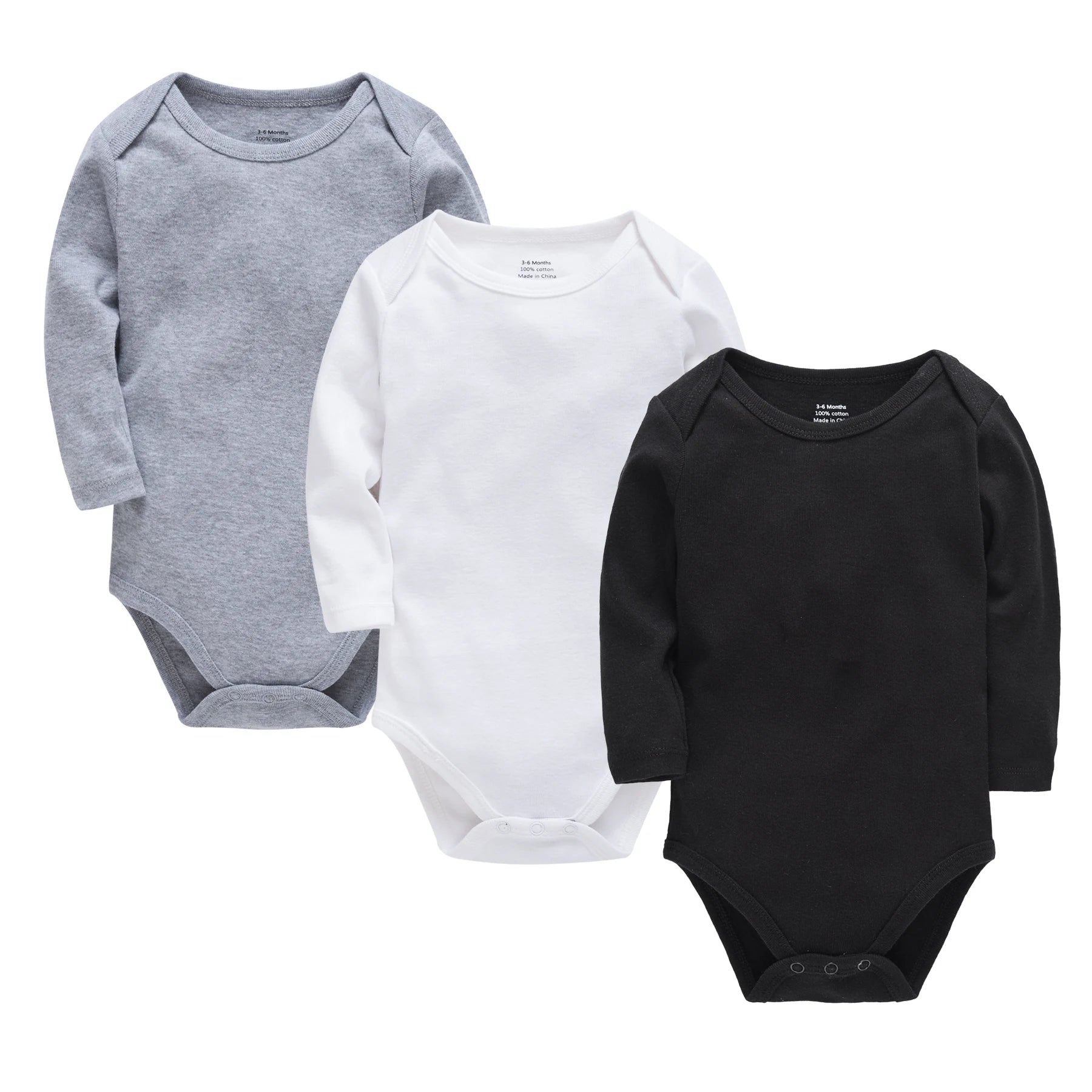 Honeyzone 3PCS/Sets Red Unisex Baby Bodysuit Loungewear Soft Long Sleeve Cotton One-Piece Jumpsuit Newborns Baby Clothing Babies