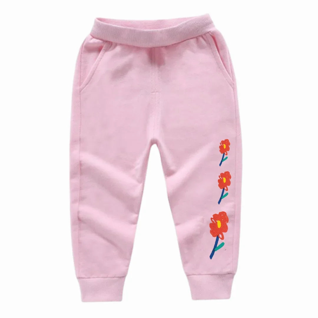 2025 kids jogging pants autumn boys sweatpants cotton children trousers casual sports clothing for baby girls