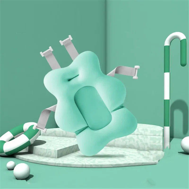 Tapis de bain antidérapant pour bébé, coussin de soutien et de sécurité pour nouveau-né, oreiller doux en forme d'animal, accessoires de soin.