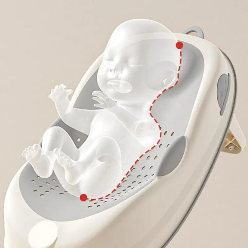 1 pièce Filet de douche pour nouveau-né, support de baignoire pliable pour bébé, antidérapant, accessoires pour nourrissons