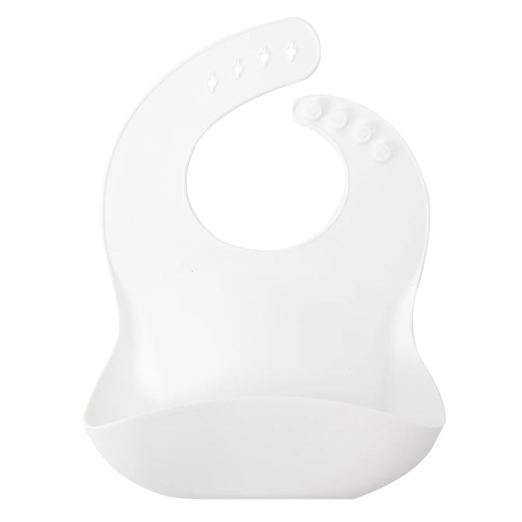 Bavoir bébé en silicone imperméable Color Kids (1 pièce) - Accessoire d'alimentation pour nouveau-né - Bavoir anti-bave - Cadeau de Noël pour bébé.
