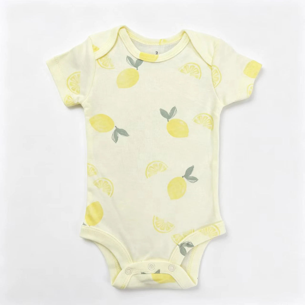 4PCS/LOT Cotton Baby Bodysuits Newborn Baby Clothing Baby Boys Girls Summer Clothes Short Sleevele Infant Jumpsuit 0-24M