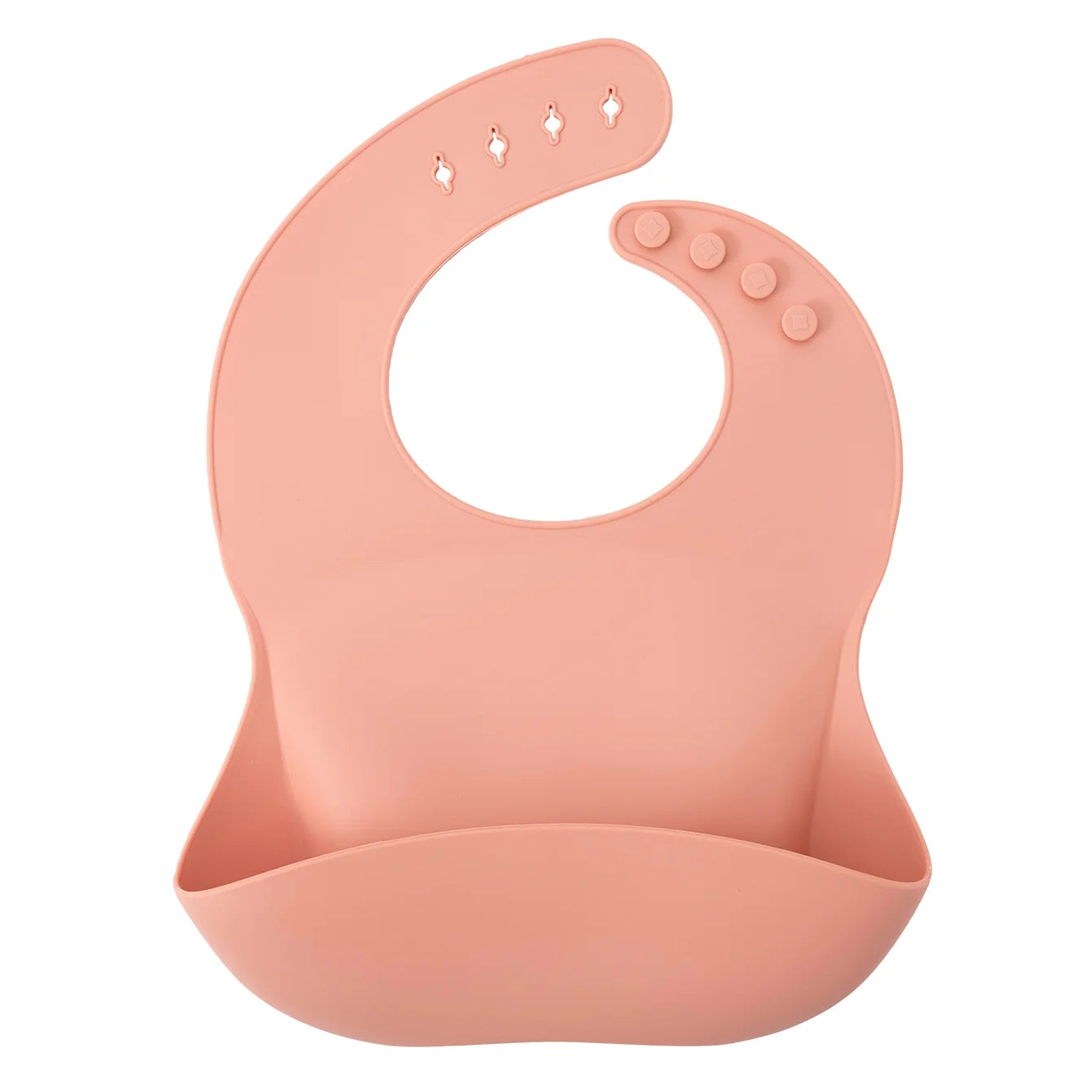 Bavoir bébé en silicone imperméable Color Kids (1 pièce) - Accessoire d'alimentation pour nouveau-né - Bavoir anti-bave - Cadeau de Noël pour bébé.