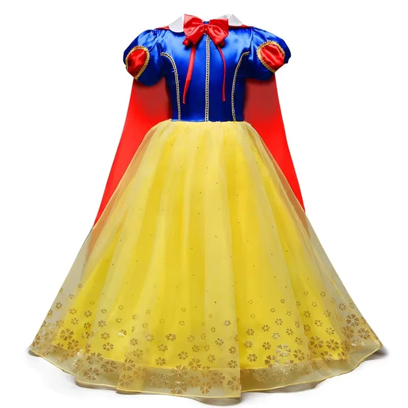 Girl Elsa Anna Dress Princess Costume Cinderella Dress Baby Halloween Ariel Carnival Clothes Kids Cosplay Clothes Party Clothing
