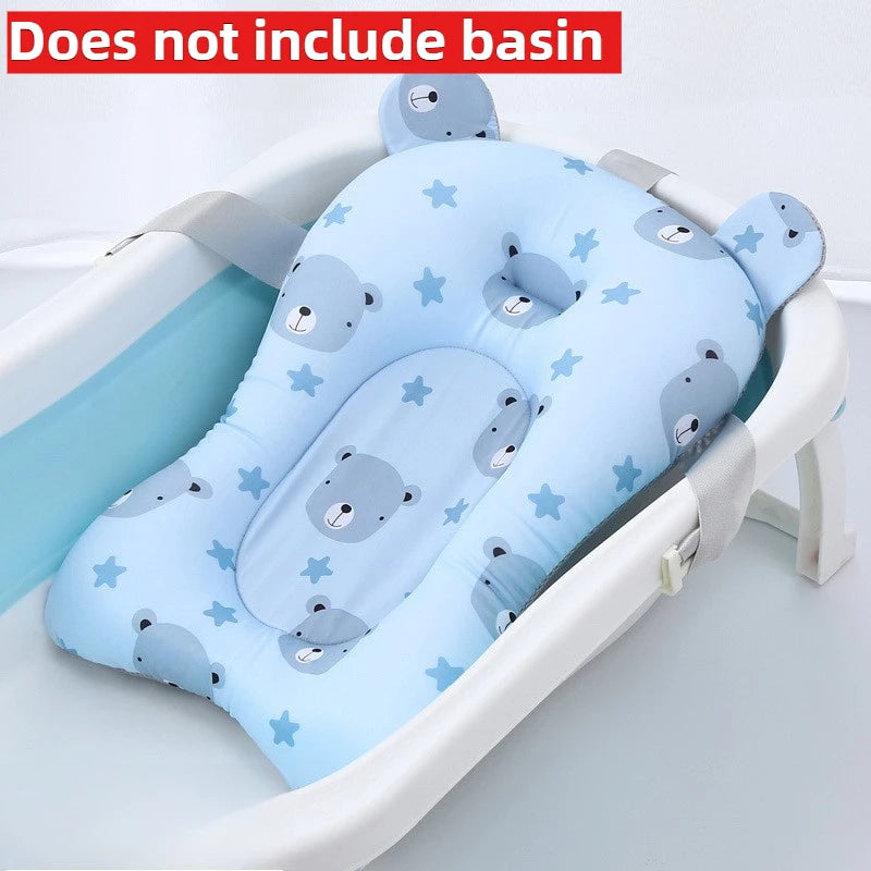 Newborn Baby Bath Pad Non-Slip Bathtub Seat Support Mat, Safety Security Bath Pillow Floating Soft Cushion for Infant