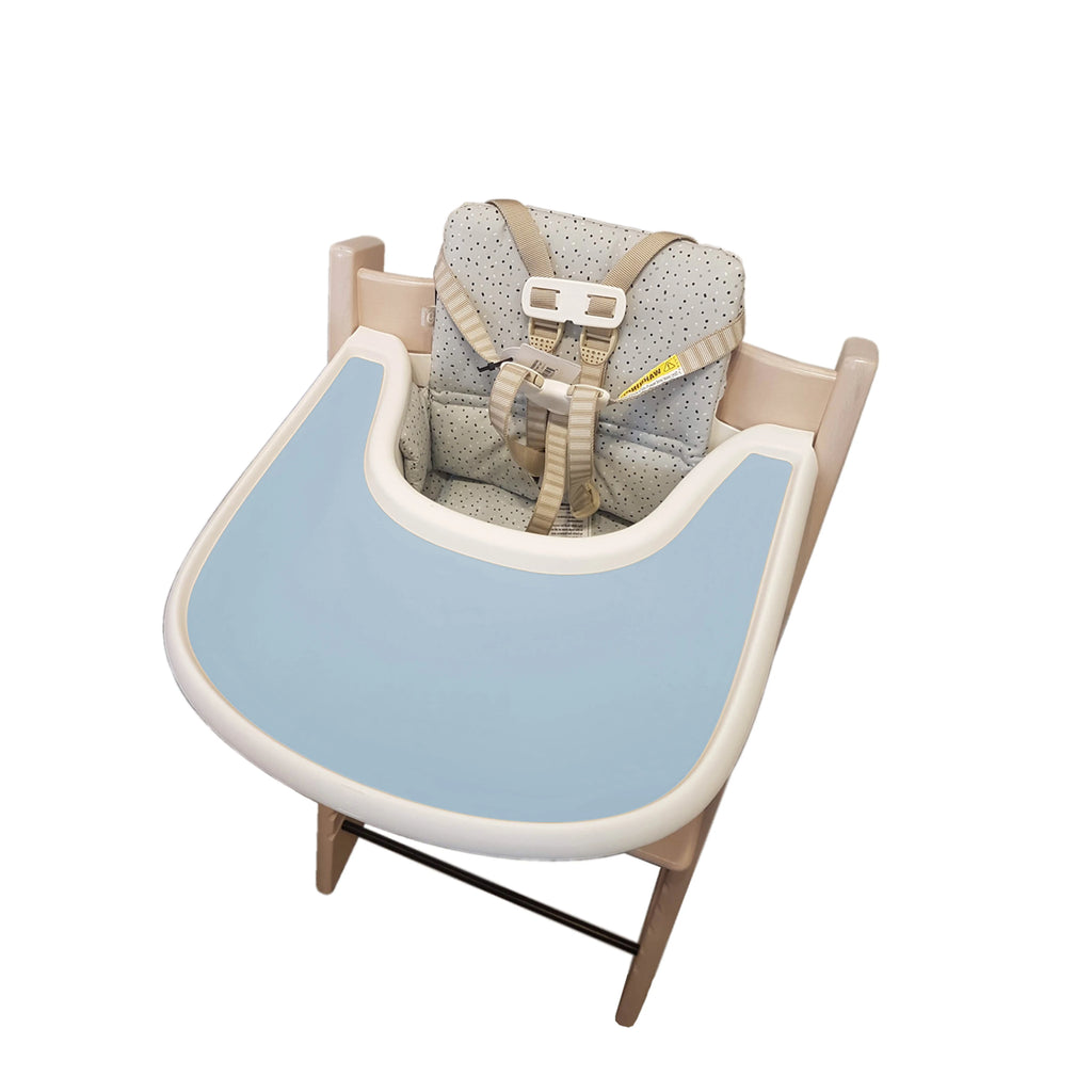 1 pièce - Tapis de table en silicone anti-trébuchement facile à nettoyer, tapis de repas pour bébé, plateau plat pour chaise haute.