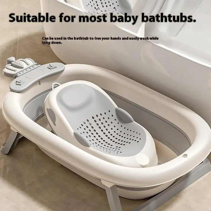1 pièce Filet de douche pour nouveau-né, support de baignoire pliable pour bébé, antidérapant, accessoires pour nourrissons