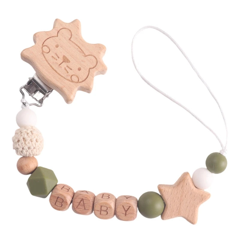 Attaches-tétines, anneaux de dentition, jouets, attaches-tétines, chaînes, accessoires pour bébés, cadeaux de naissance, personnalisés