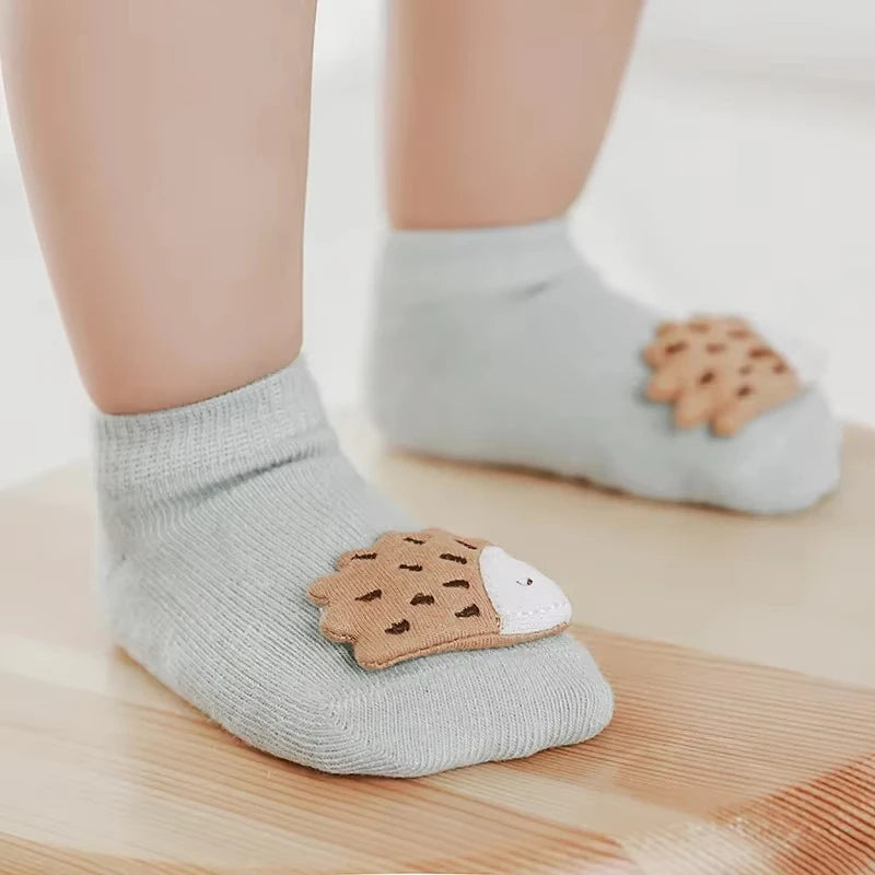 Chaussettes pour bébés filles et garçons, accessoires pour nouveau-nés, antidérapantes, motifs animaux, cadeaux pour enfants.