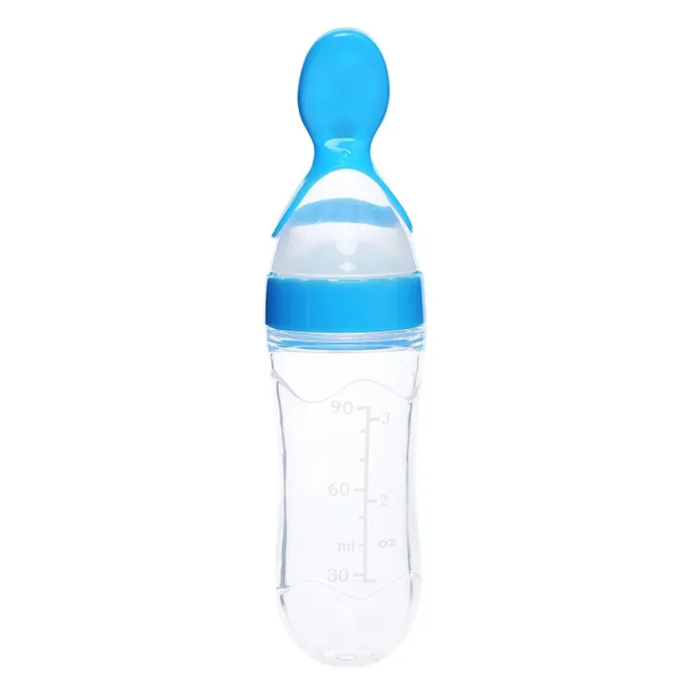 Cuillère pour biberon de 90 ml, idéale pour l'apprentissage de l'alimentation des bébés et l'alimentation complémentaire. Sans BPA.