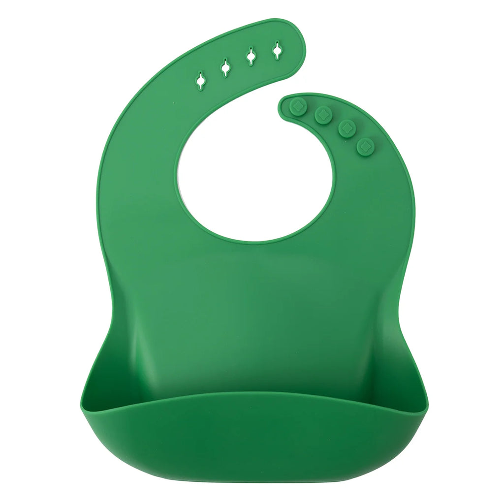 Bavoir bébé en silicone imperméable Color Kids (1 pièce) - Accessoire d'alimentation pour nouveau-né - Bavoir anti-bave - Cadeau de Noël pour bébé.