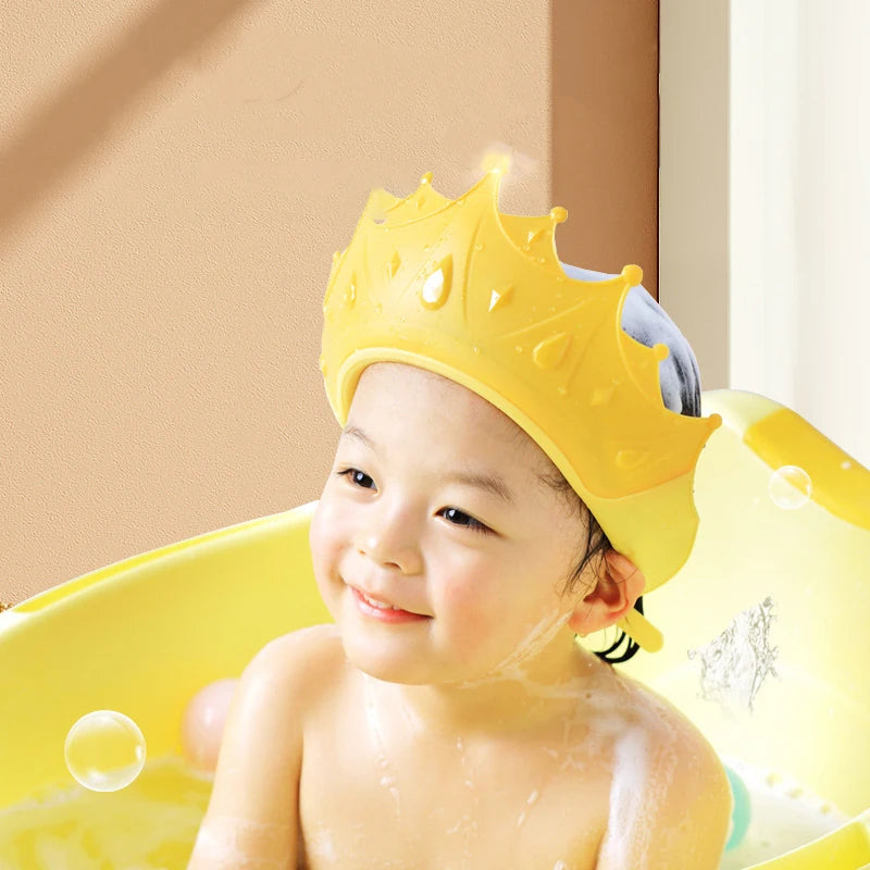 Shampoing pour bébé, protection des oreilles, bonnets de bain en silicone, produits de bain pour bébés et enfants, jouets de salle de bain, bonnets de bain