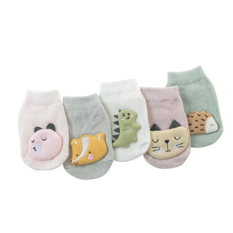 Chaussettes pour bébés filles et garçons, accessoires pour nouveau-nés, antidérapantes, motifs animaux, cadeaux pour enfants.