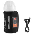 Chauffe-biberon USB avec température réglable et sac isotherme portable.