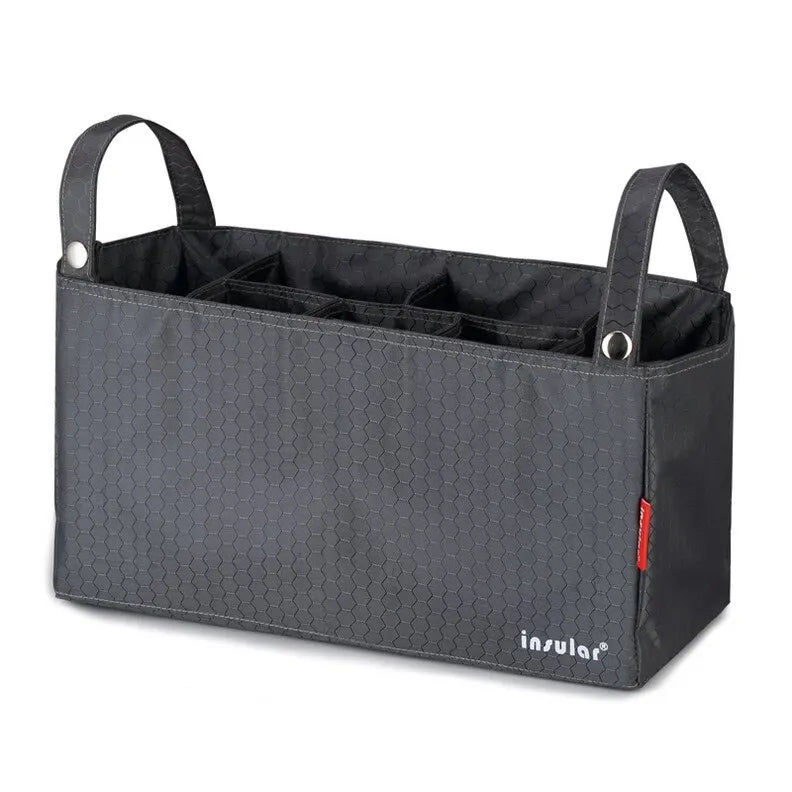 Sac de poussette Insular, organisateur pour maman, panier à langer avec crochet - Accessoires pour poussette pour nouveaux parents.