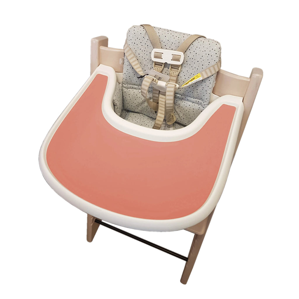 1 pièce - Tapis de table en silicone anti-trébuchement facile à nettoyer, tapis de repas pour bébé, plateau plat pour chaise haute.