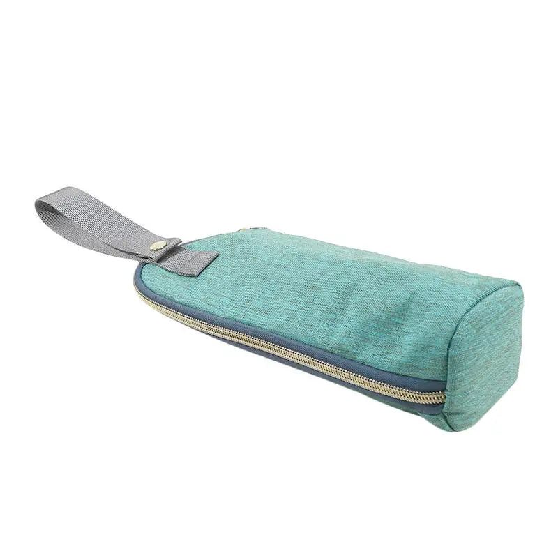 Sac isotherme portable pour biberon, imperméable et chauffant, idéal pour les poussettes et les accessoires d'allaitement.