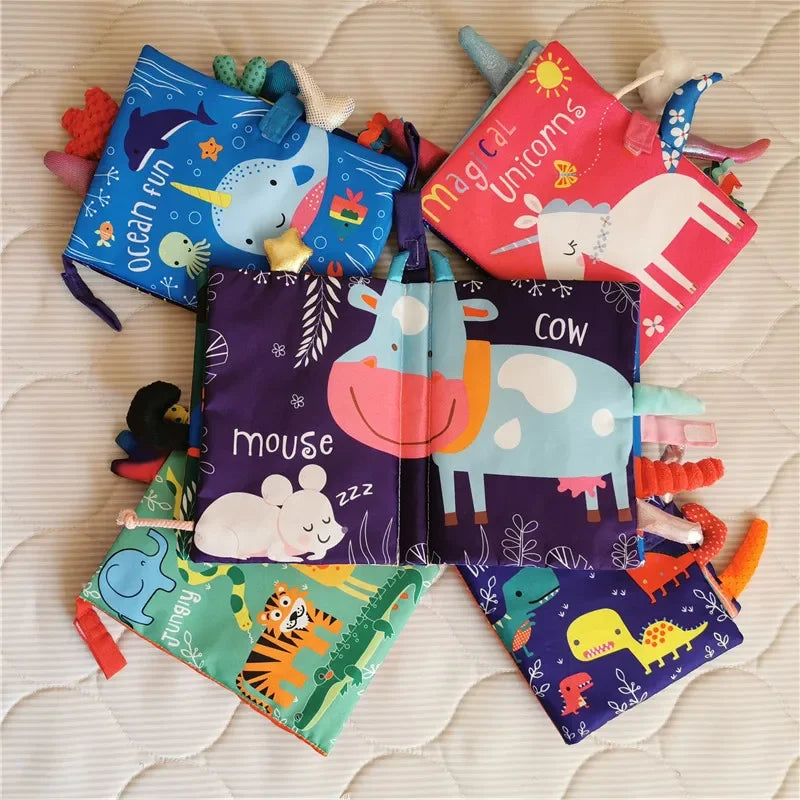 Hochets et mobiles pour bébé, jouet en tissu doux, livre à suspendre pour poussette, jouets d'éveil et cadeaux pour enfants.