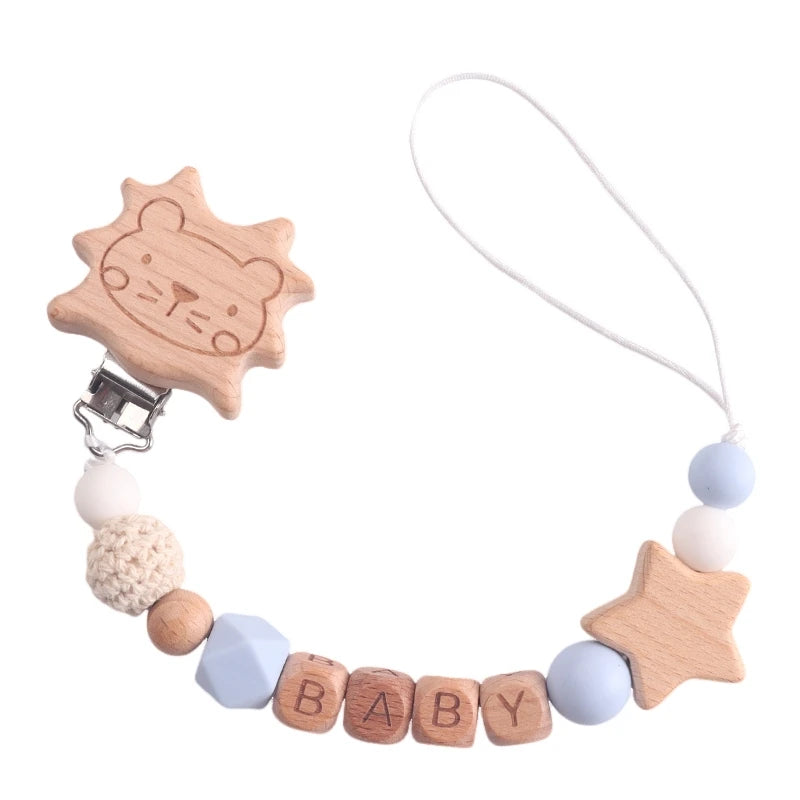 Attaches-tétines, anneaux de dentition, jouets, attaches-tétines, chaînes, accessoires pour bébés, cadeaux de naissance, personnalisés