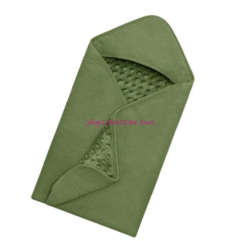 Serviette de bain bébé à capuche, double face, en coton, multi-usage, accessoire de bain