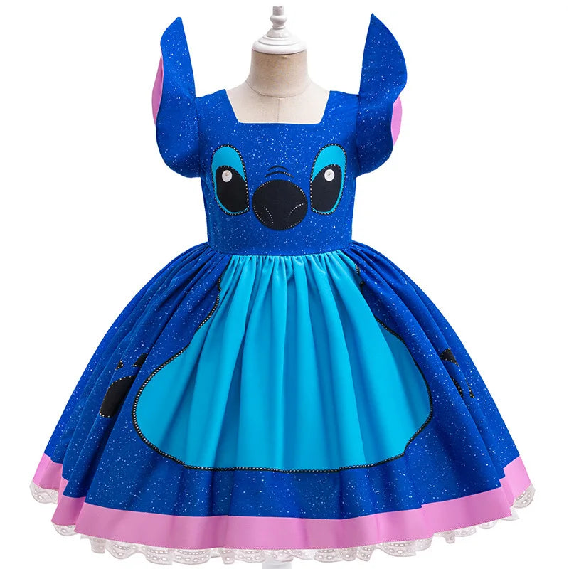 Girl Elsa Anna Dress Princess Costume Cinderella Dress Baby Halloween Ariel Carnival Clothes Kids Cosplay Clothes Party Clothing
