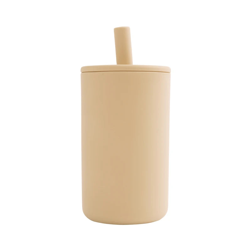 Gobelets d'apprentissage pour bébés, tasses à paille souple, biberons, vaisselle pour enfants, sans BPA, accessoires pour nouveau-nés.