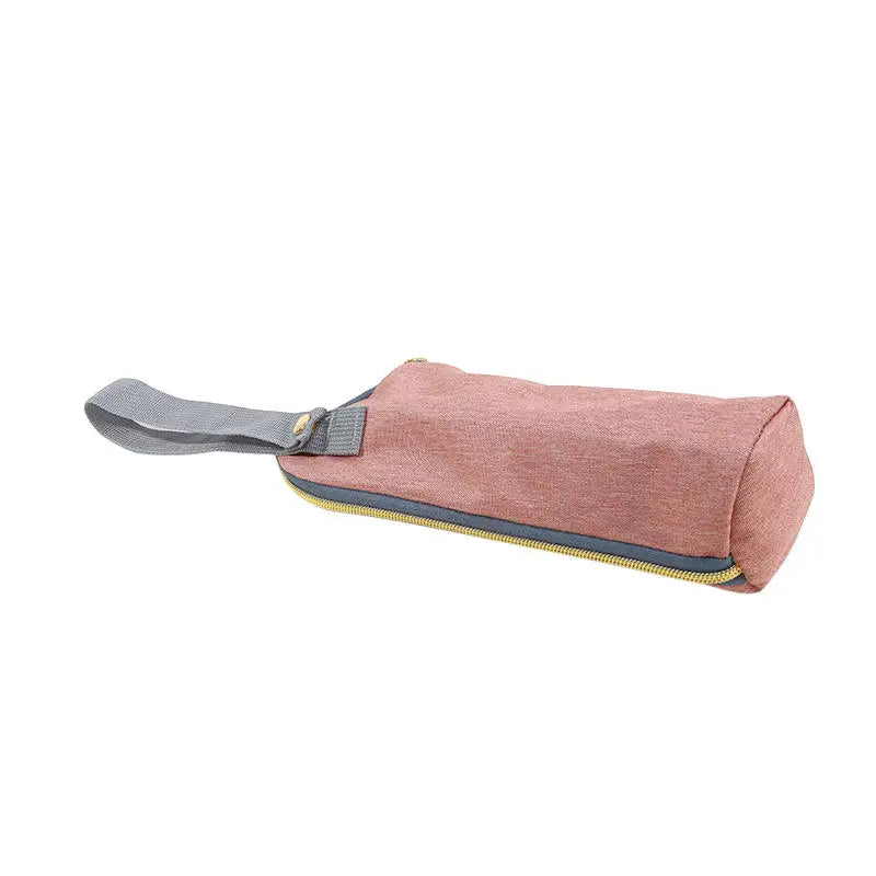 Sac isotherme portable pour biberon, imperméable et chauffant, idéal pour les poussettes et les accessoires d'allaitement.
